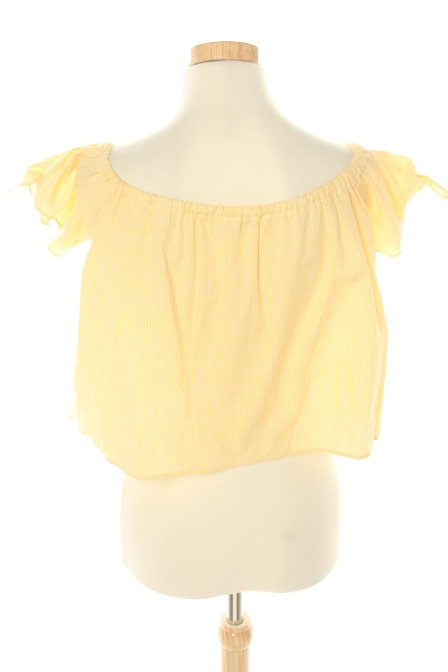 Blouse à manches courtes Easy wear de la taille M, de couleur jaune