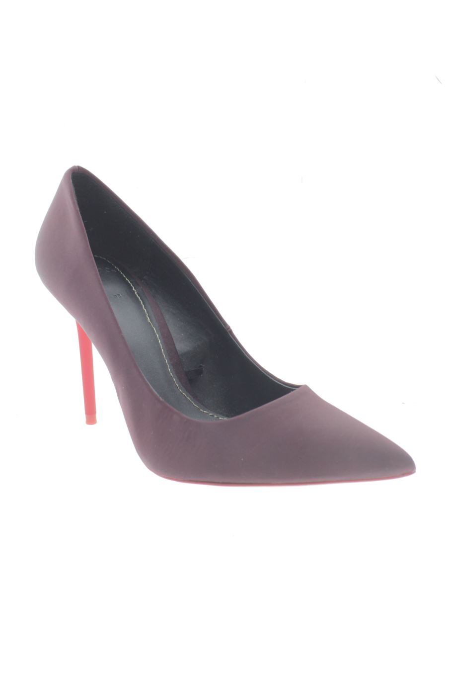 Chaussures à talons de Zara de la taille 38, de couleur bordeaux de