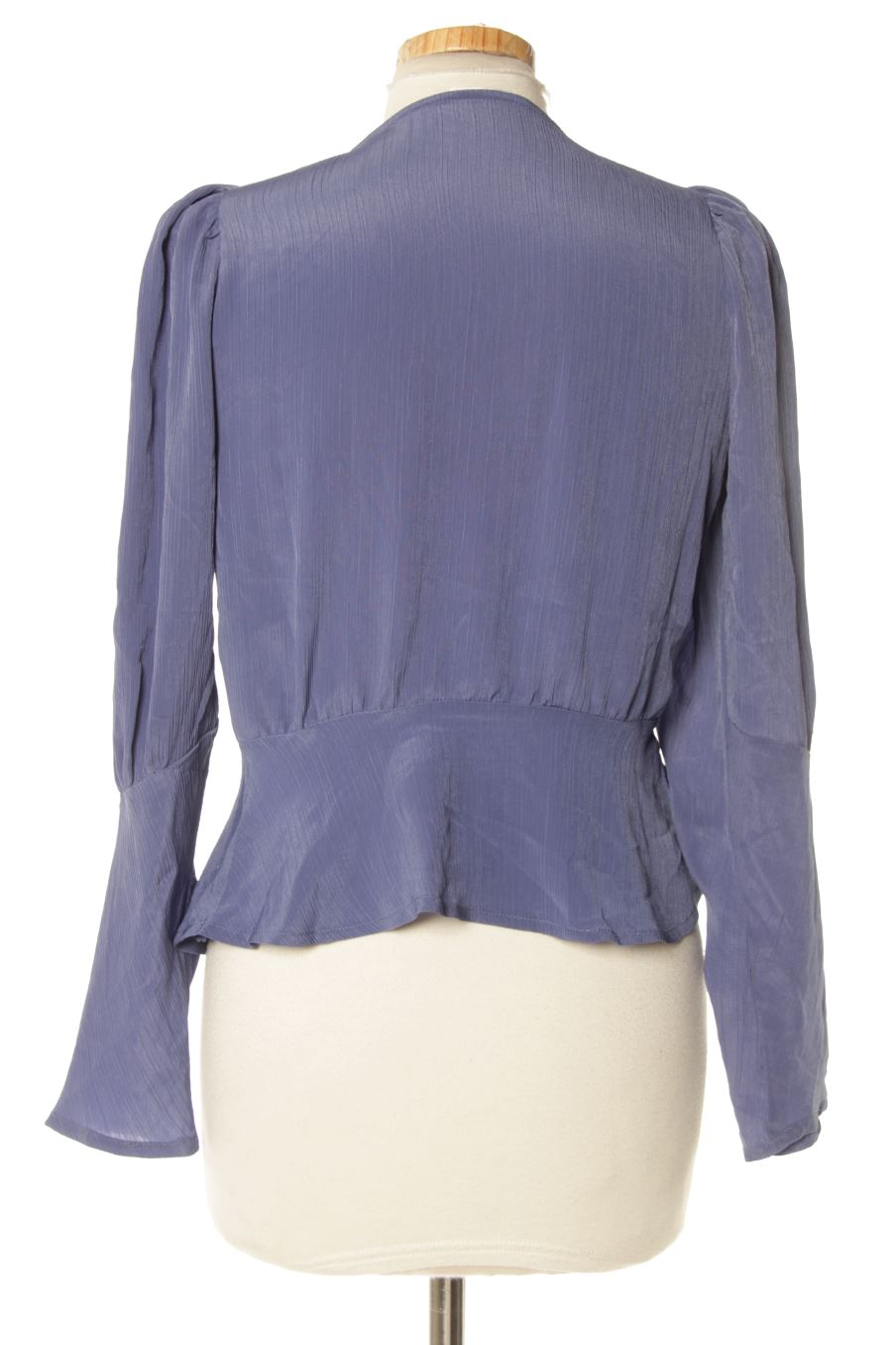 Blouse à manches longues Camaieu de la taille S, de couleur bleu