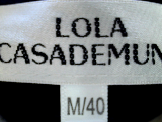 Hose von LOLA CASADEMUNT Größe M, Farbe Marineblau, für