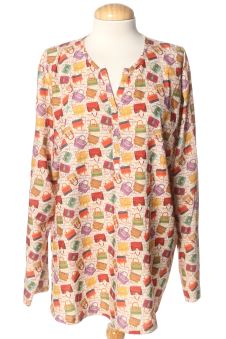 Blusa a maniche lunghe XXL PERCENTIL