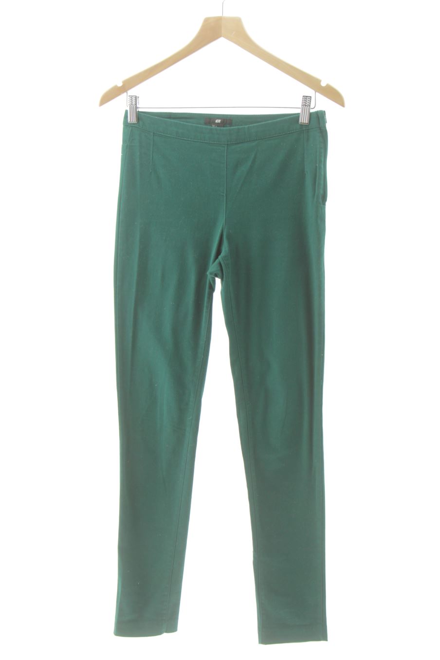 Jeans H&M de la taille 34, de couleur vert de denim