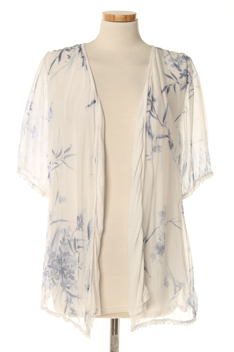Kimono de Alice Rinaldi de la talla S, de color blanco