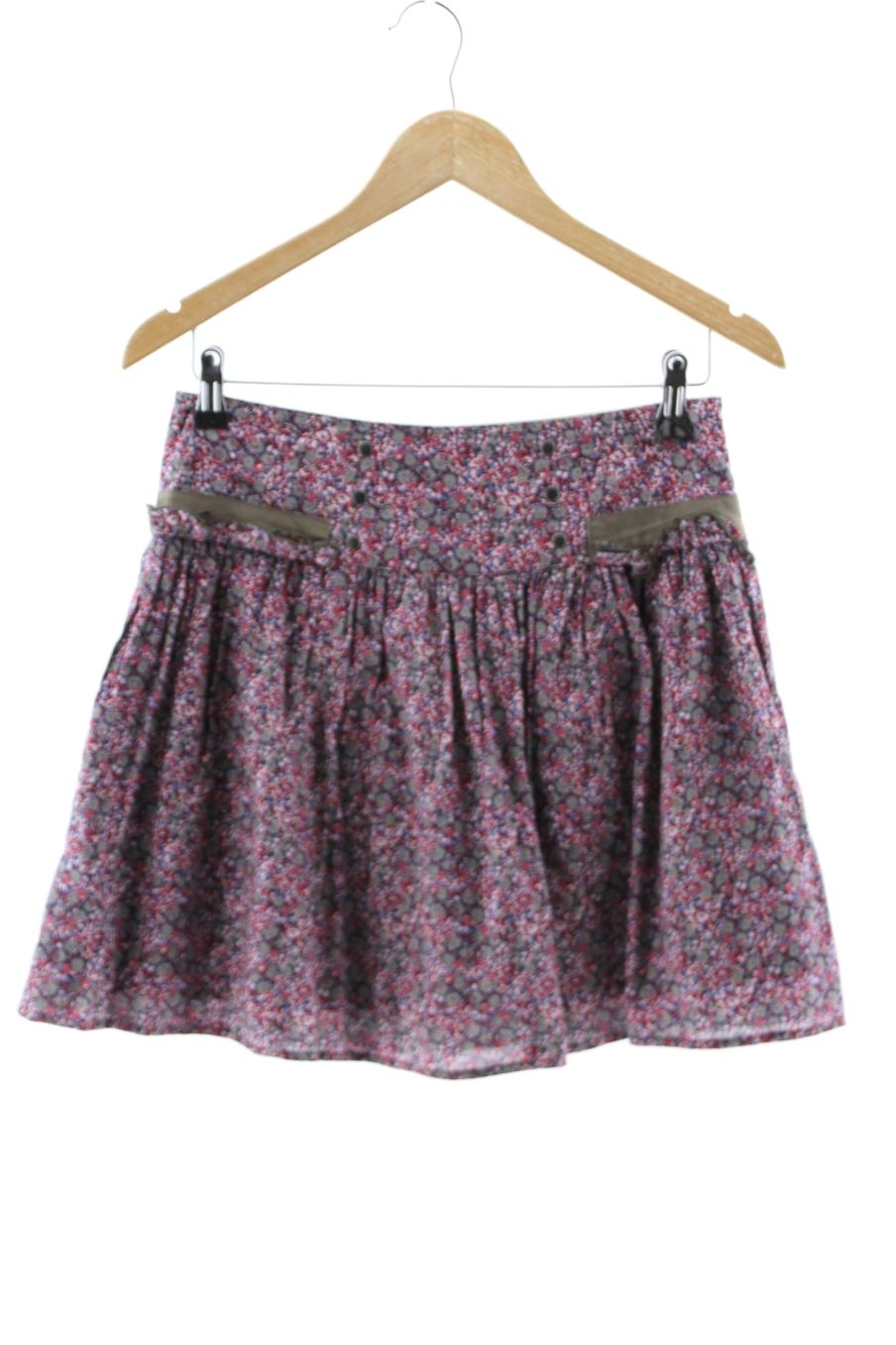 Jupe Naf Naf de la taille 38, de couleur pourpre