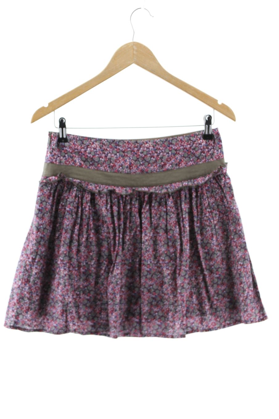 Jupe Naf Naf de la taille 38, de couleur pourpre