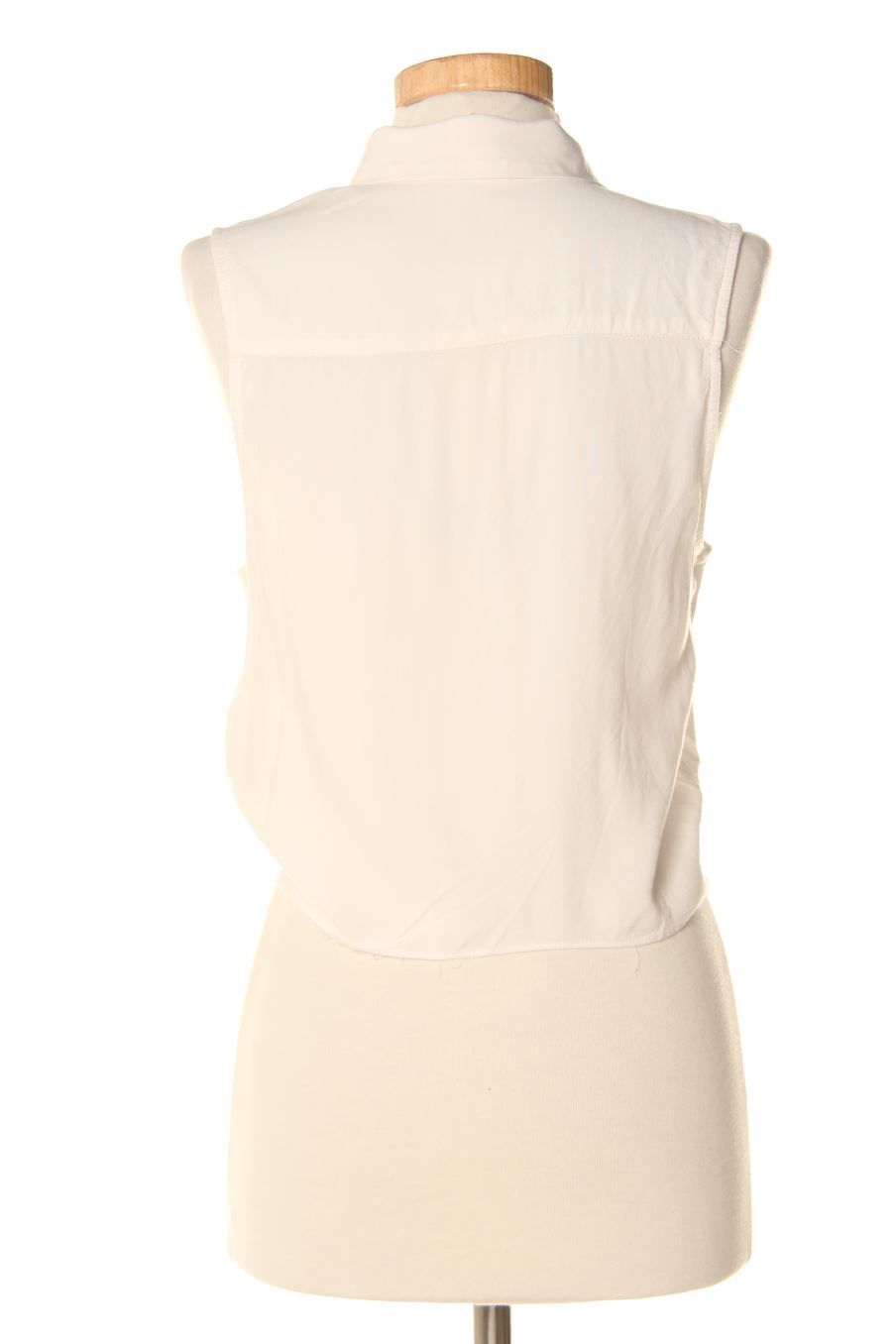 Camisa sin mangas de H&M de la talla 36, de color blanco