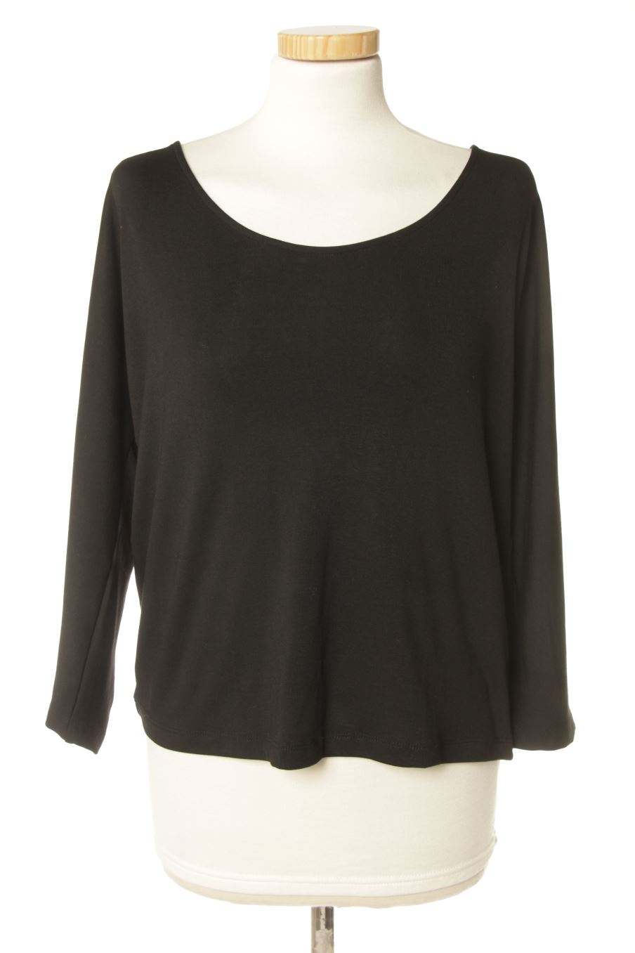 T-shirt à manches longues Mango de la taille XS, de couleur noir