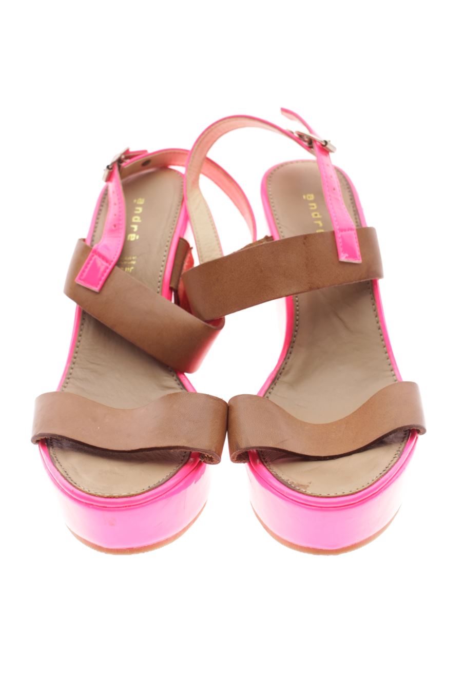 Plataformas de André de la talla 39, de color rosa de