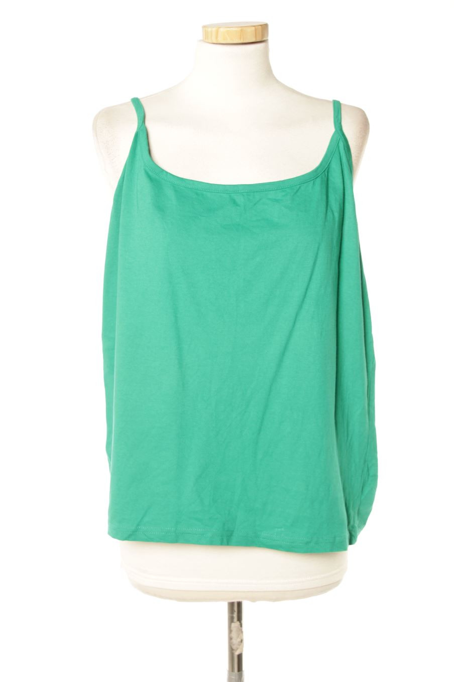 Camiseta sin mangas de PERCENTIL de la talla L, de color verde