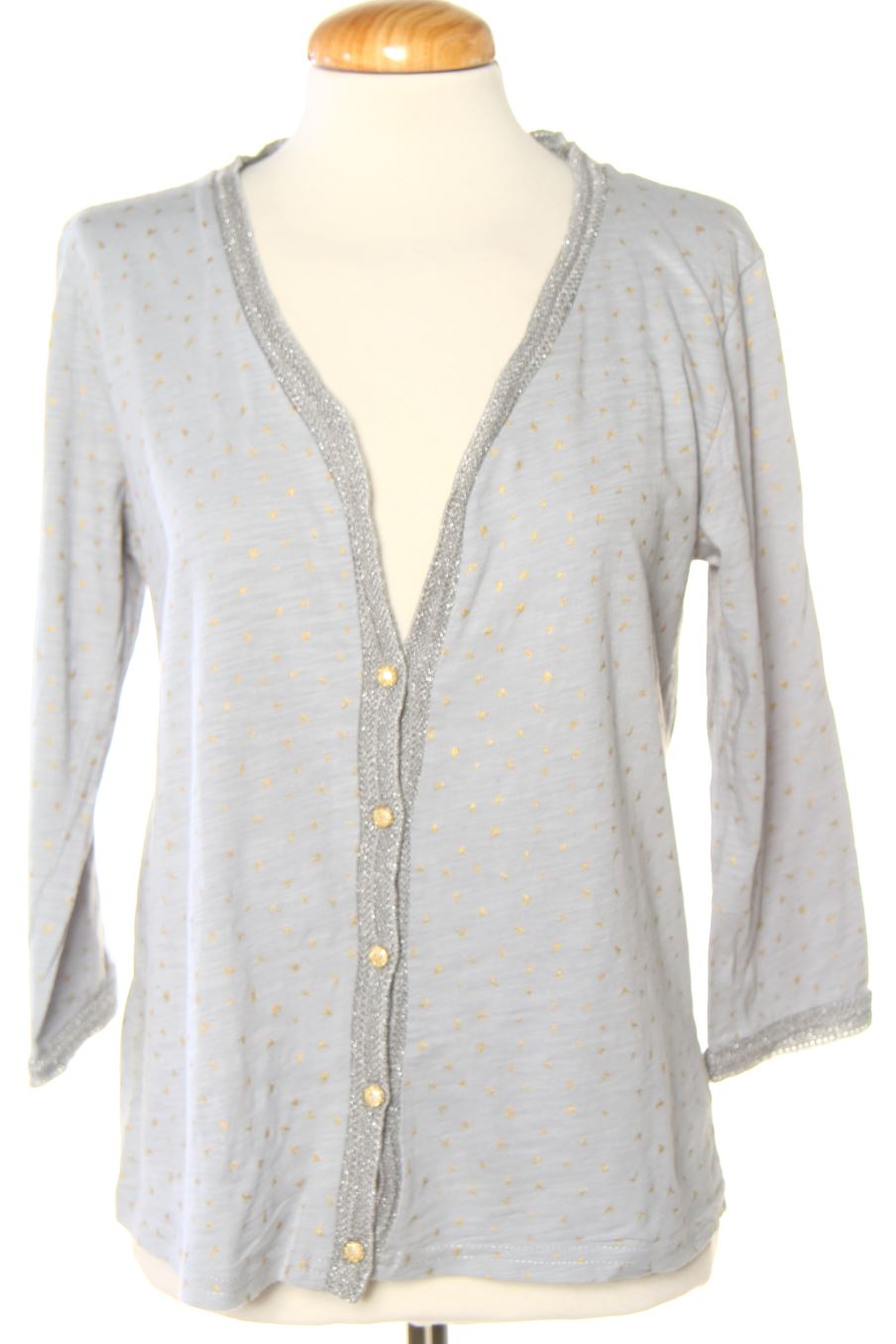 Blouse à manches longues Season de la taille L, de couleur bleu