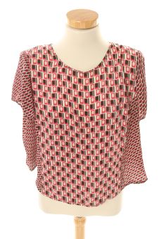 Blusa de manga corta S sintesis