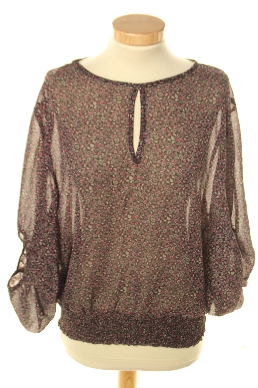 Blouse à manches longues La City de la taille M, de couleur imprimés