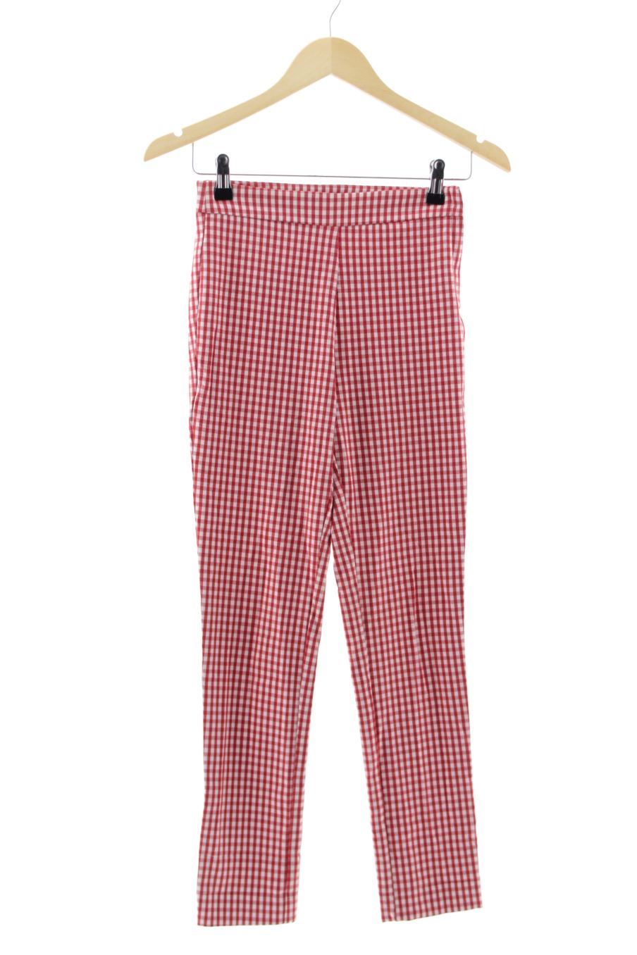 Pantalon Stradivarius de la taille 34, de couleur carreaux
