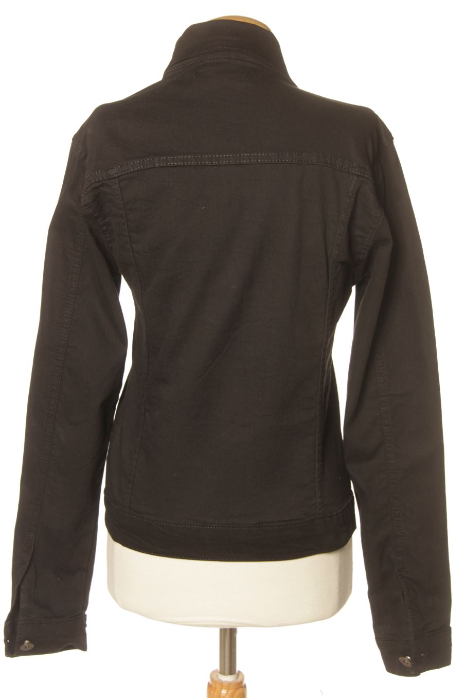 Cazadora de Campus de la talla XL, de color negro de ropa vaquera