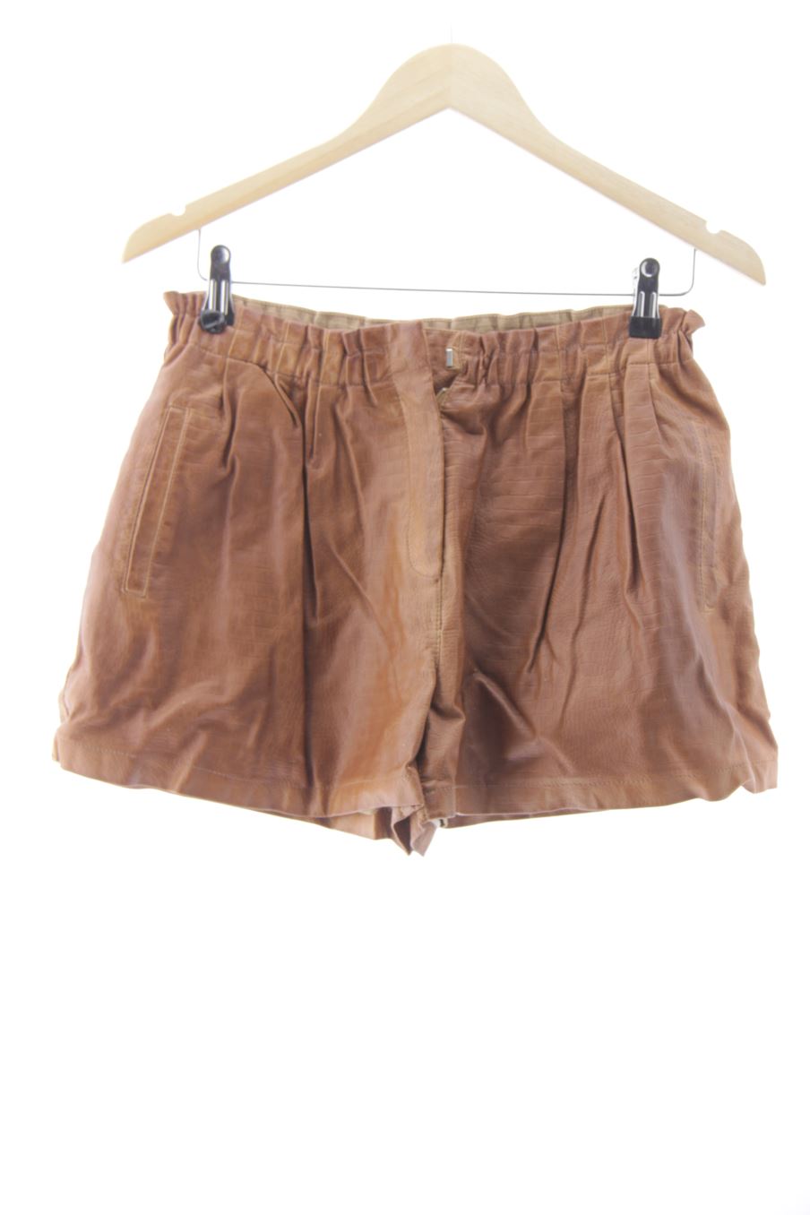 Kurze Hose von Zara Größe M, Farbe Braun, aus Synthetisch für