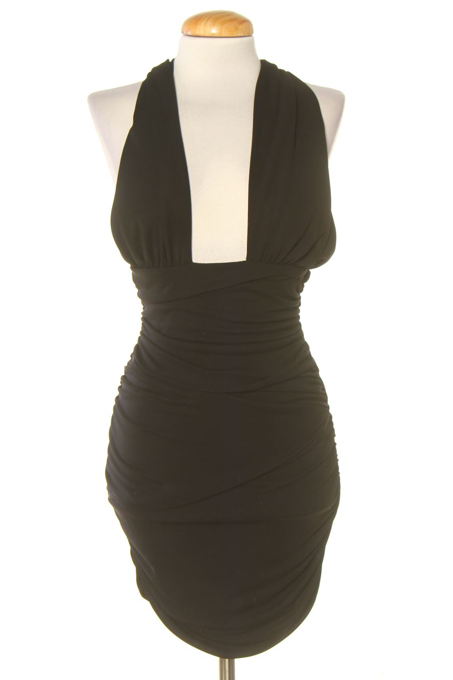 Robe casual Zara de la taille S, de couleur noir