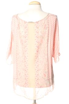 Blusa de manga corta M Massimo Dutti