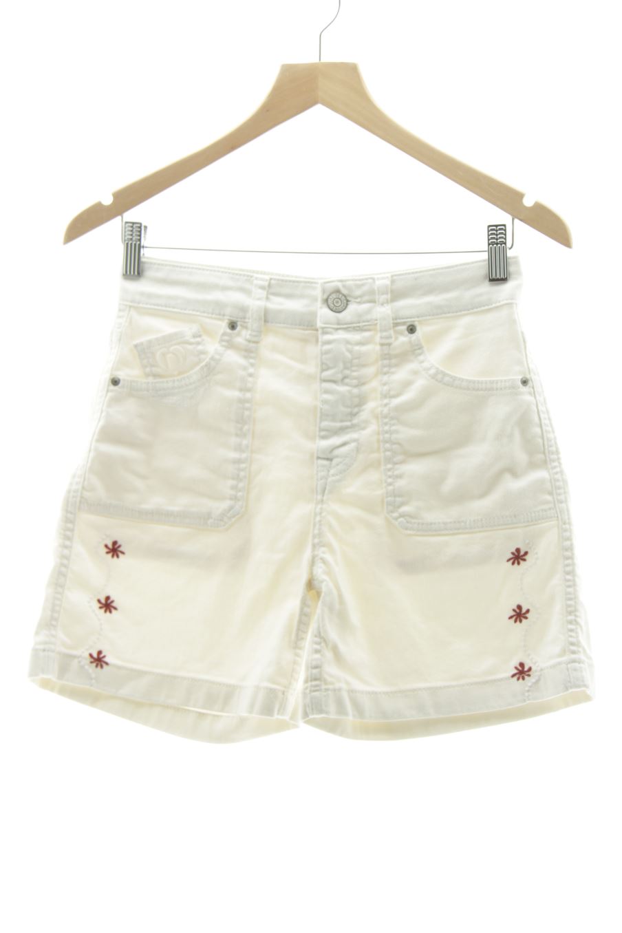 Shorts Desigual de la taille 36, de couleur blanc de denim