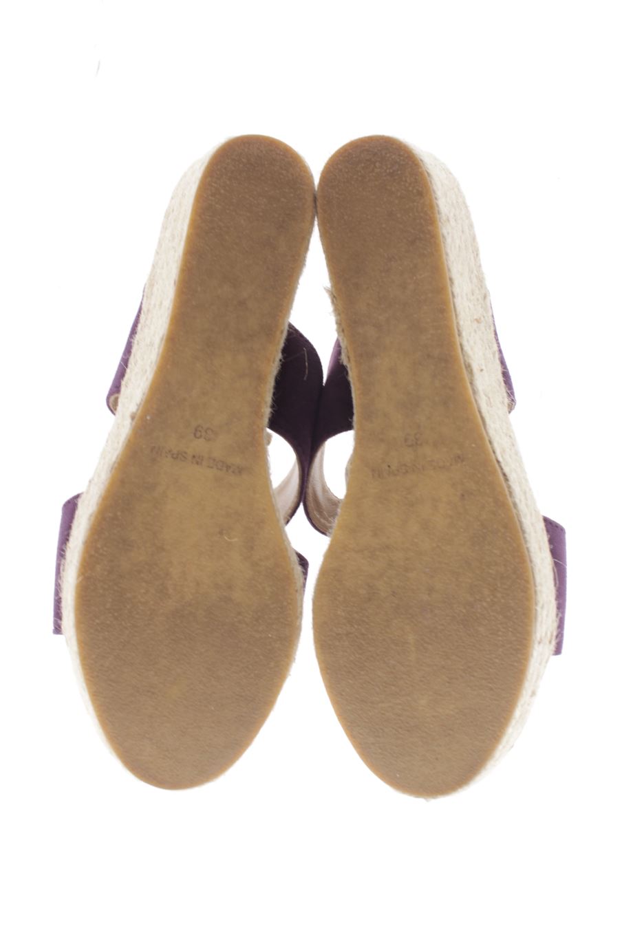 Plataformas de MASCARÓ de la talla 39, de color morado de