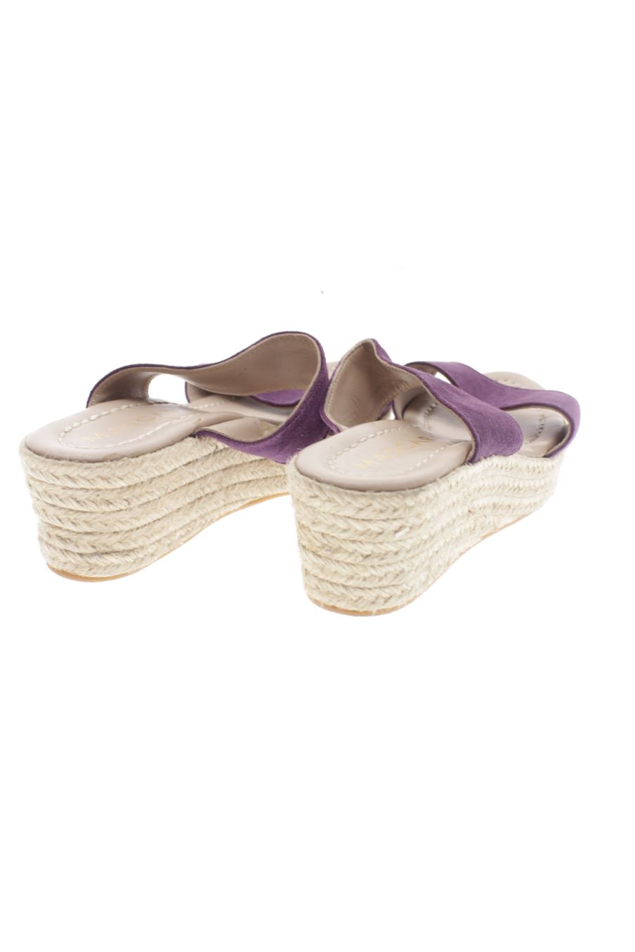 Plataformas de MASCARÓ de la talla 39, de color morado de