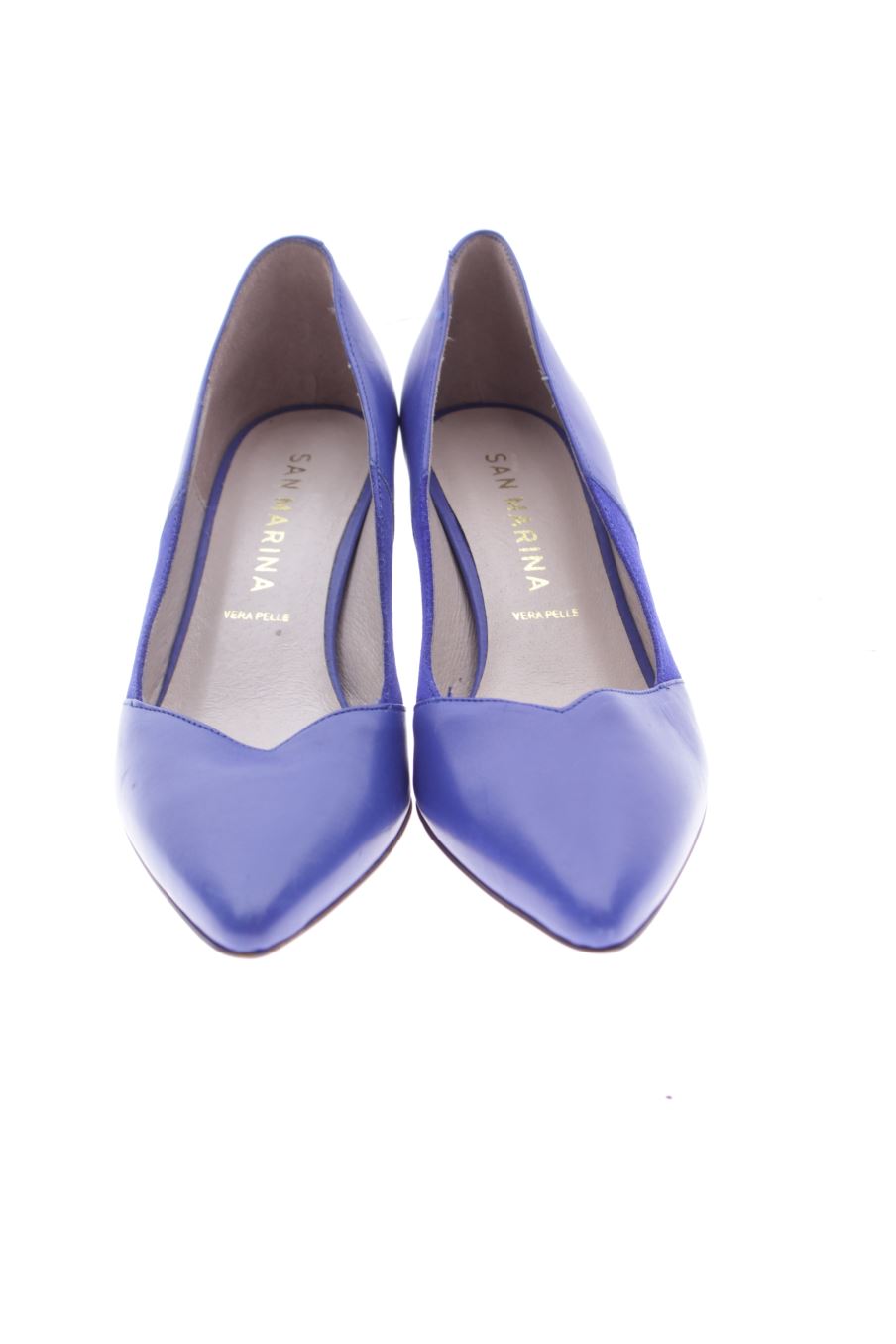 Zapatos de tacon de San Marina de la talla 37, de color azul de