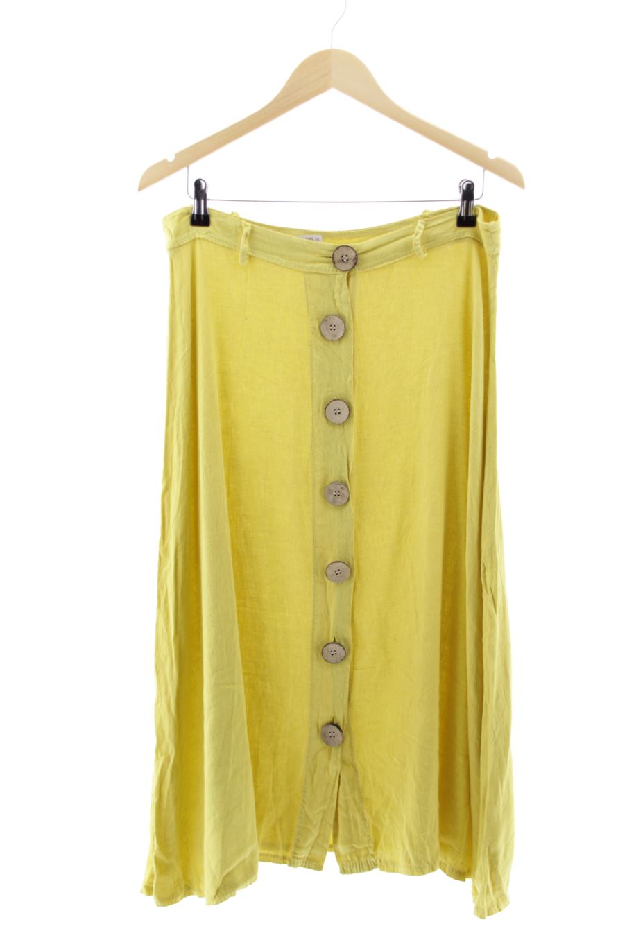 Falda de PERCENTIL de la talla 44, de color mostaza