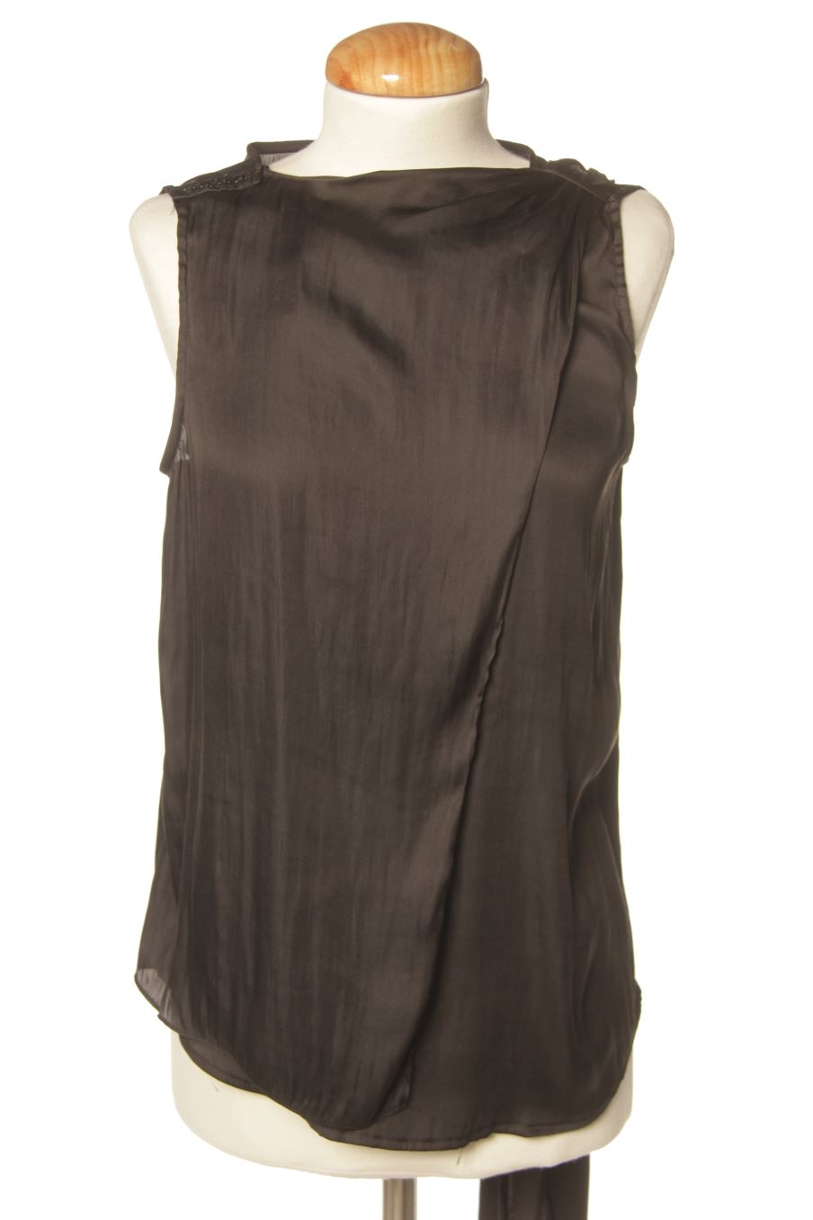Top de Zara de la talla XS, de color gris
