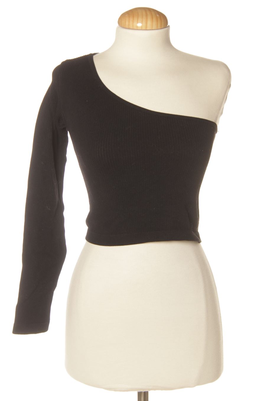 Top de Zara de la talla S, de color negro