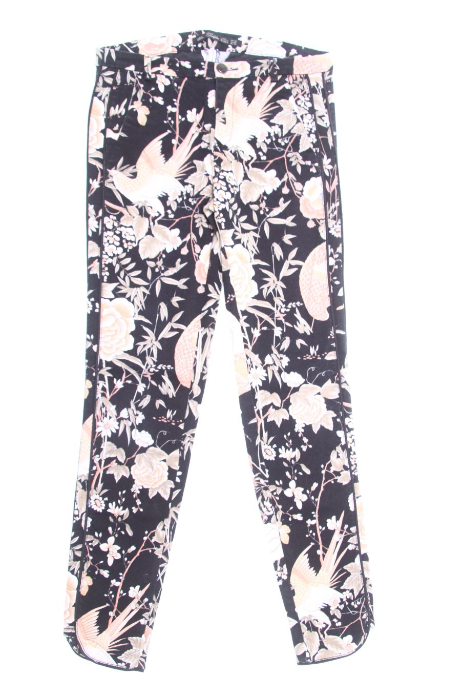 Pantalon Trf (ZARA) de la taille 34, de couleur fleurs