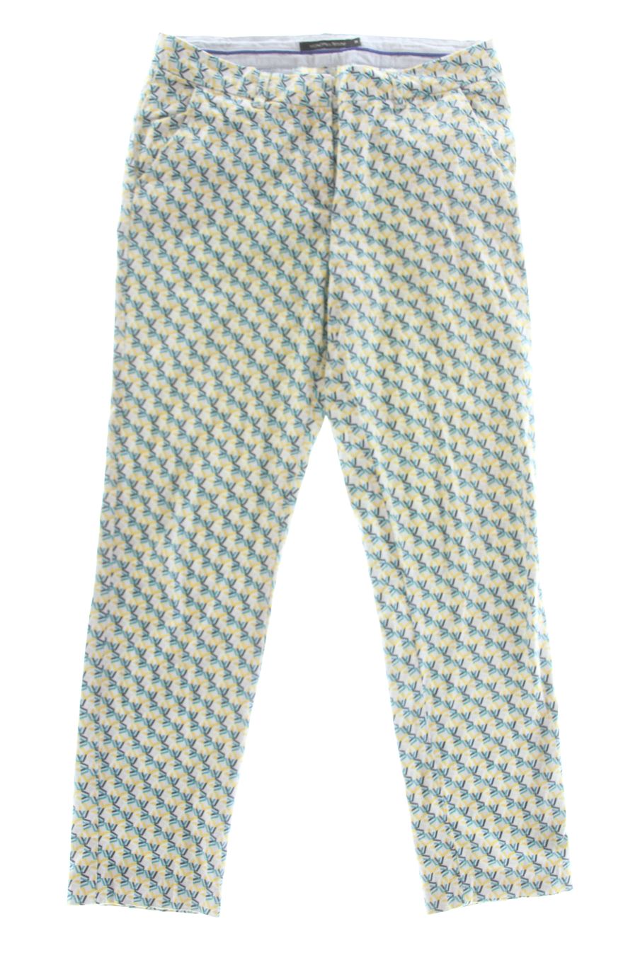 Pantalon Monoprix de la taille 36, de couleur imprimés
