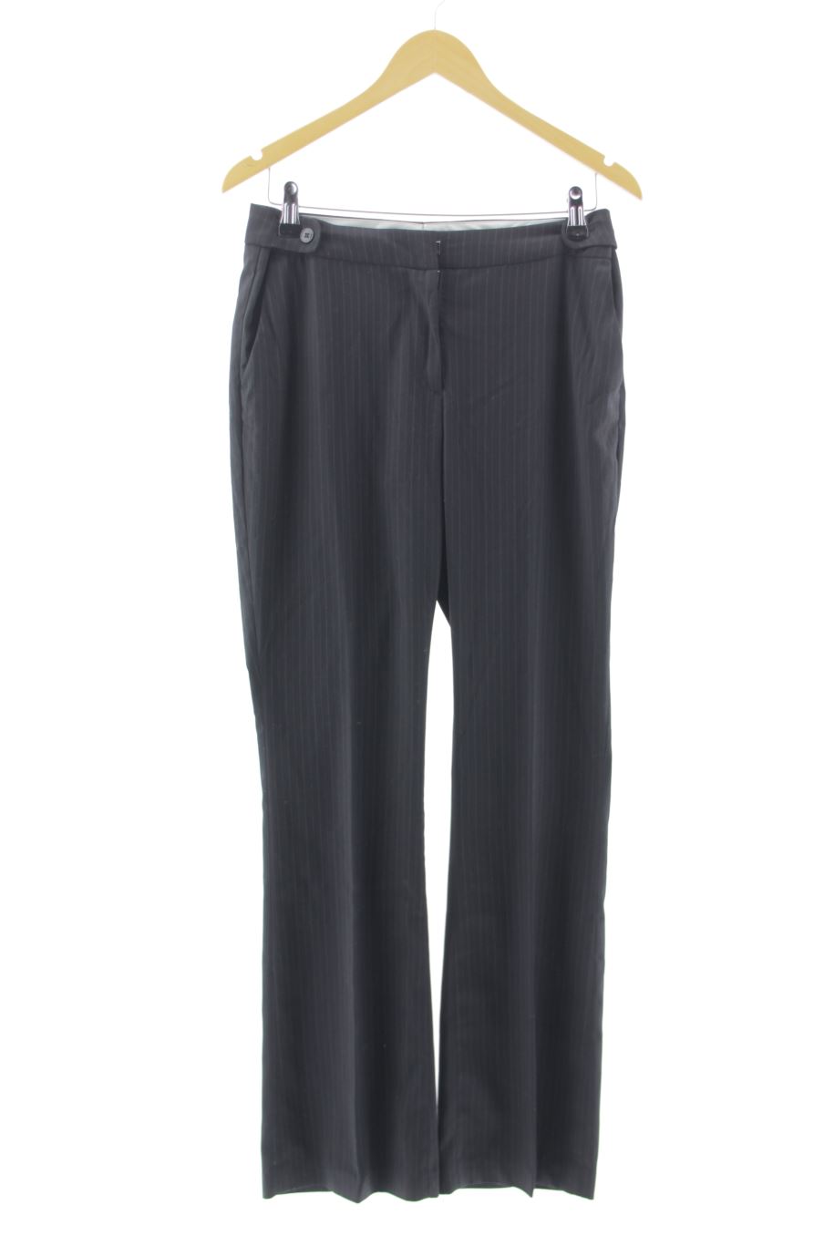 Pantalón de H&M de la talla 38, de color rayas