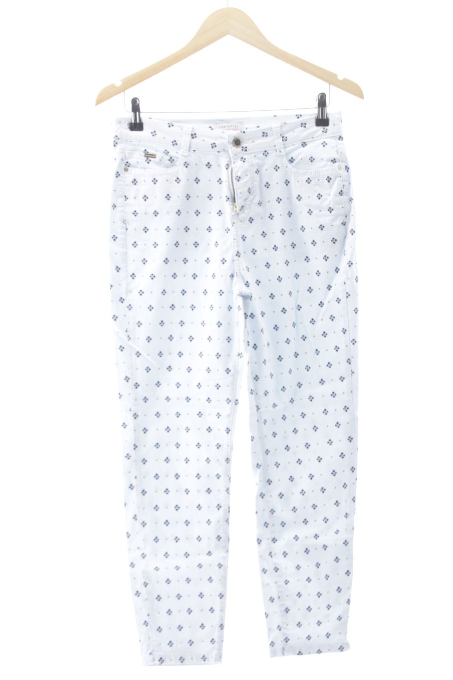 Jeans Cortefiel de la taille 38, de couleur imprimés de denim