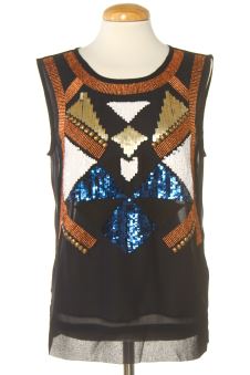 Camisa sin mangas L Desigual