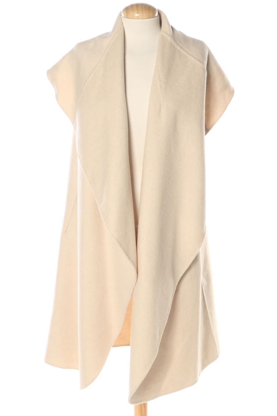 Veste sans manches Zara de la taille M, de couleur beige