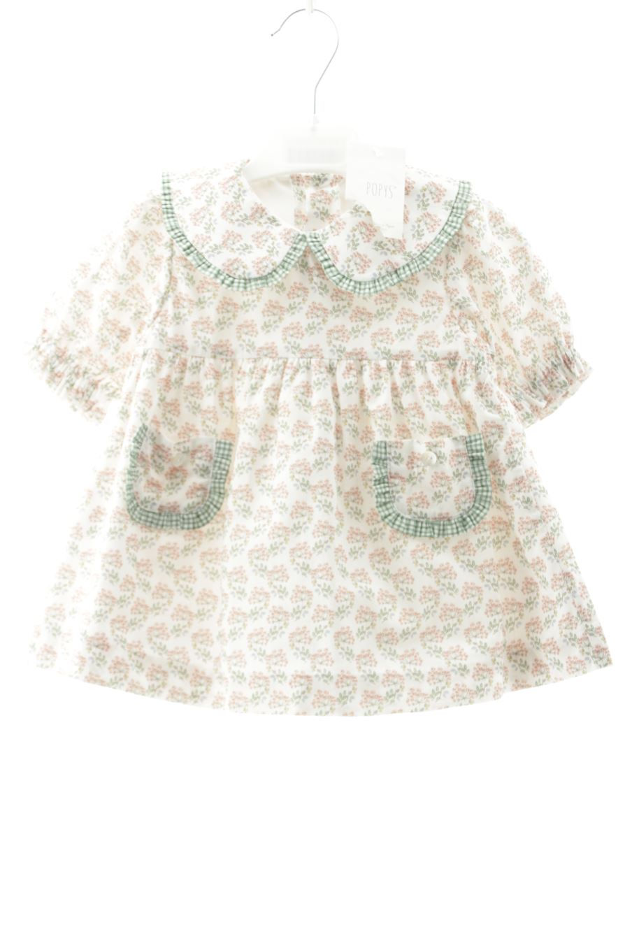 Vestido de POPYS de la talla 12 meses con etiqueta