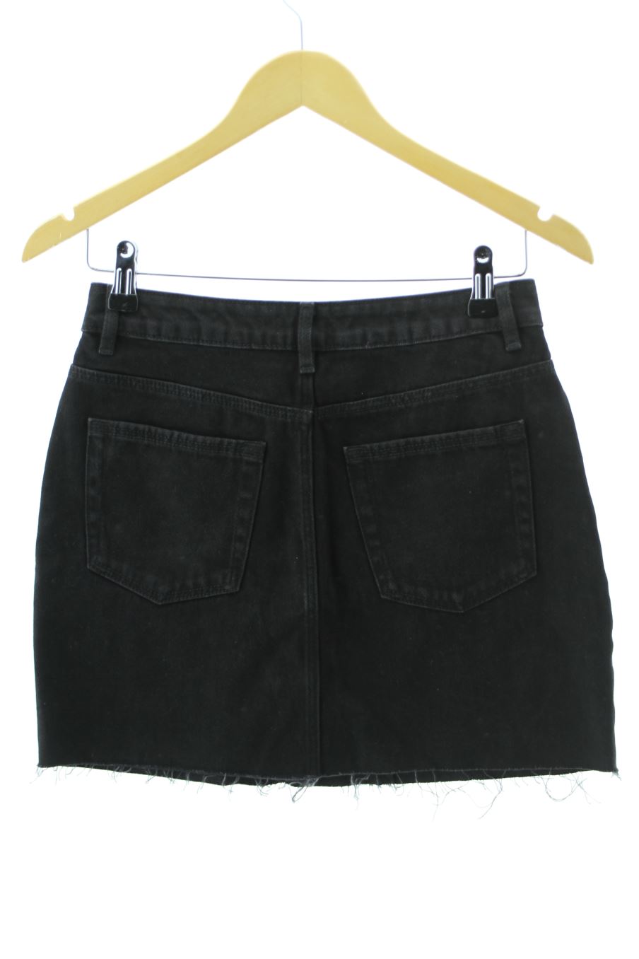 Aufwändiger Rock von Bizzbee Größe 36, Farbe Schwarz, aus Jeanskleidung für