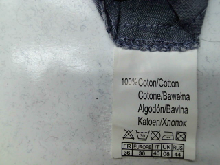 Blouse à manches courtes Camaieu de la taille 36, de couleur gris