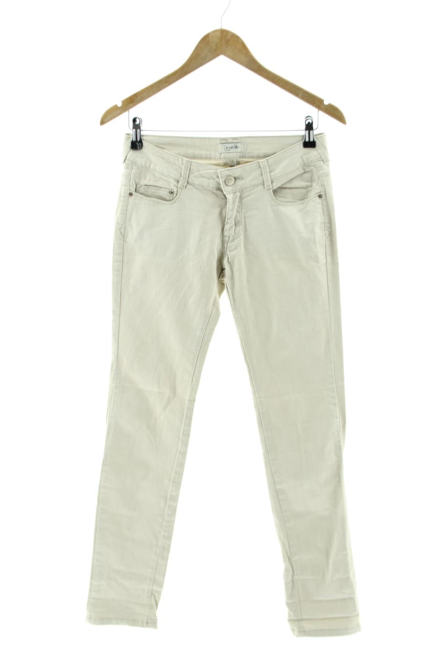 Jeans Pimkie de la taille 32, de couleur beige de denim