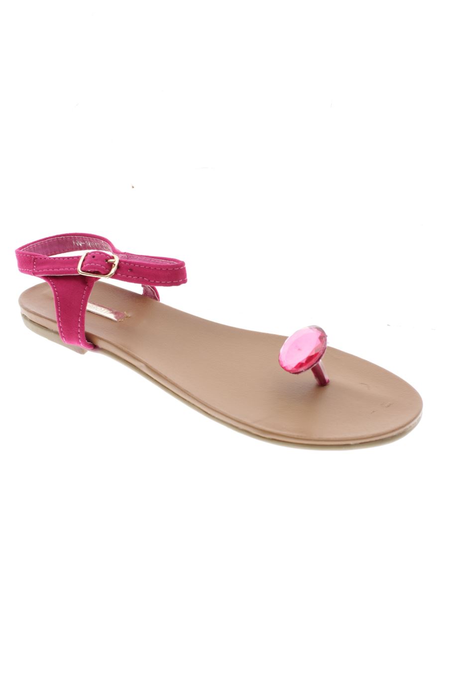 Sandalias planas de Buonarotti de la talla 39, de color rosa de