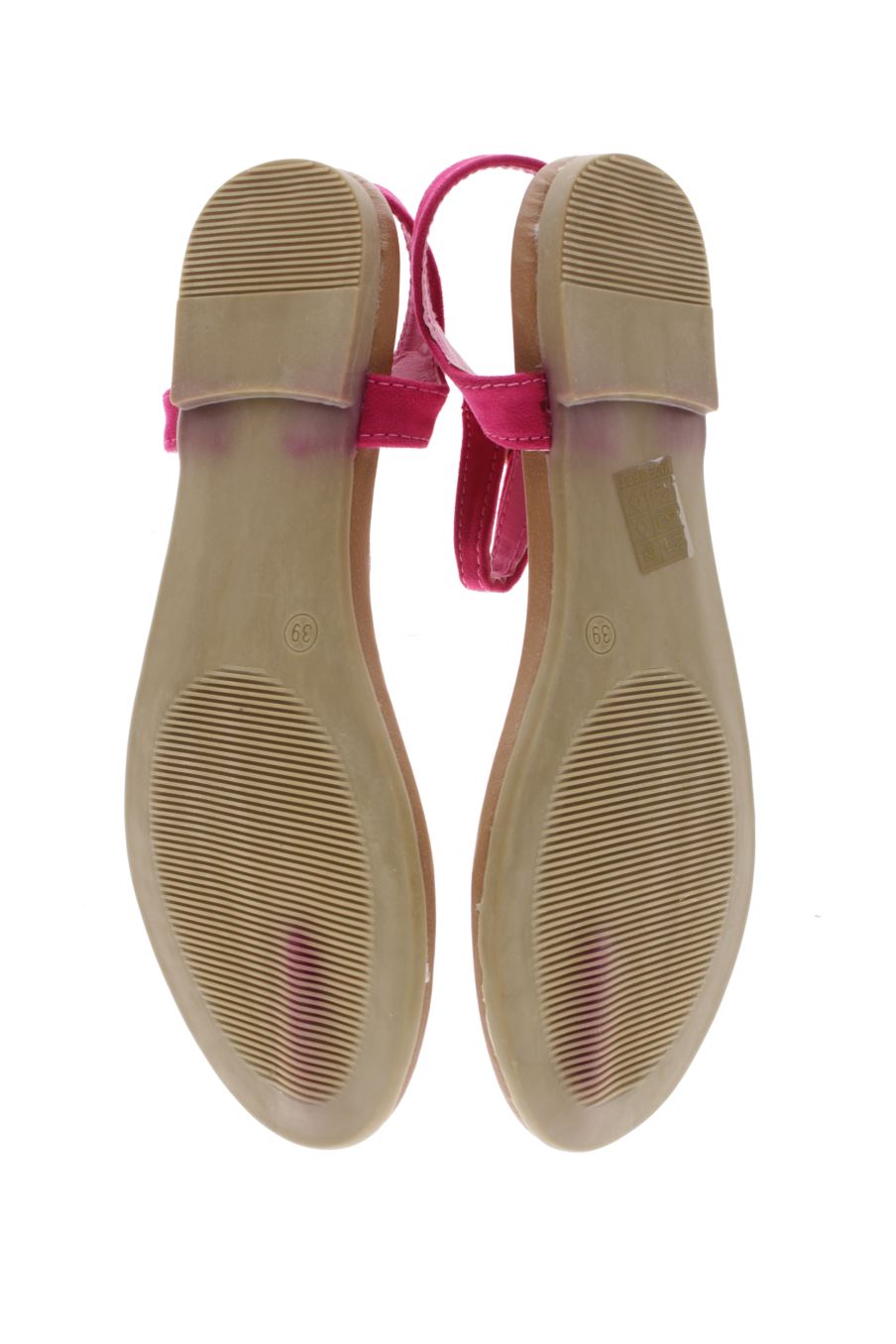 Sandalias planas de Buonarotti de la talla 39, de color rosa de