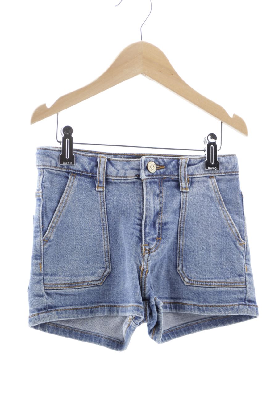 Short en jean Mango de la taille 8 ans de denim de seconde main