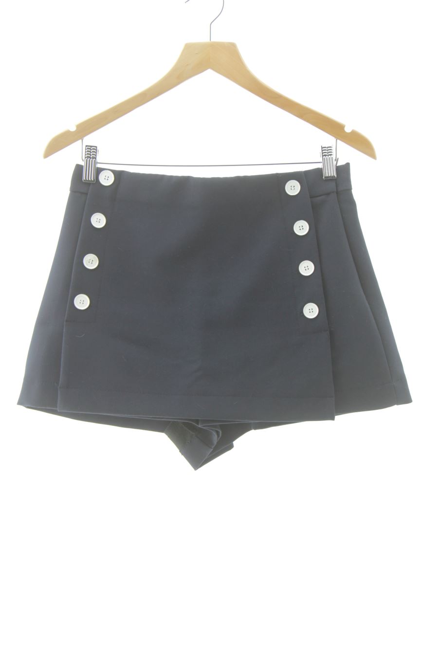 Pantalón corto de Zara de la talla M, de color azul marino