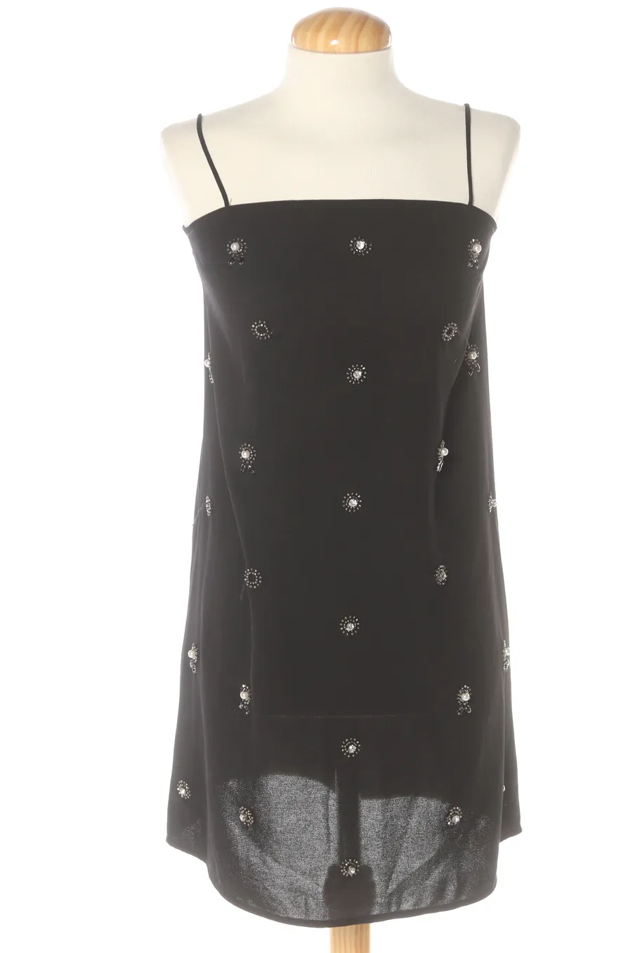Robe de jour H&M de la taille XS, de couleur noir