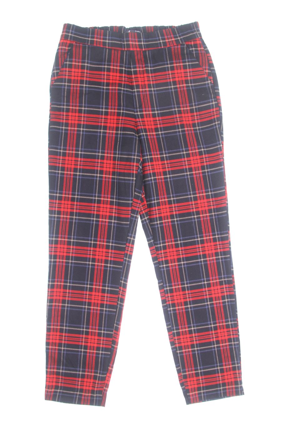 Pantalones de Trafaluc de la talla XS, de color cuadros