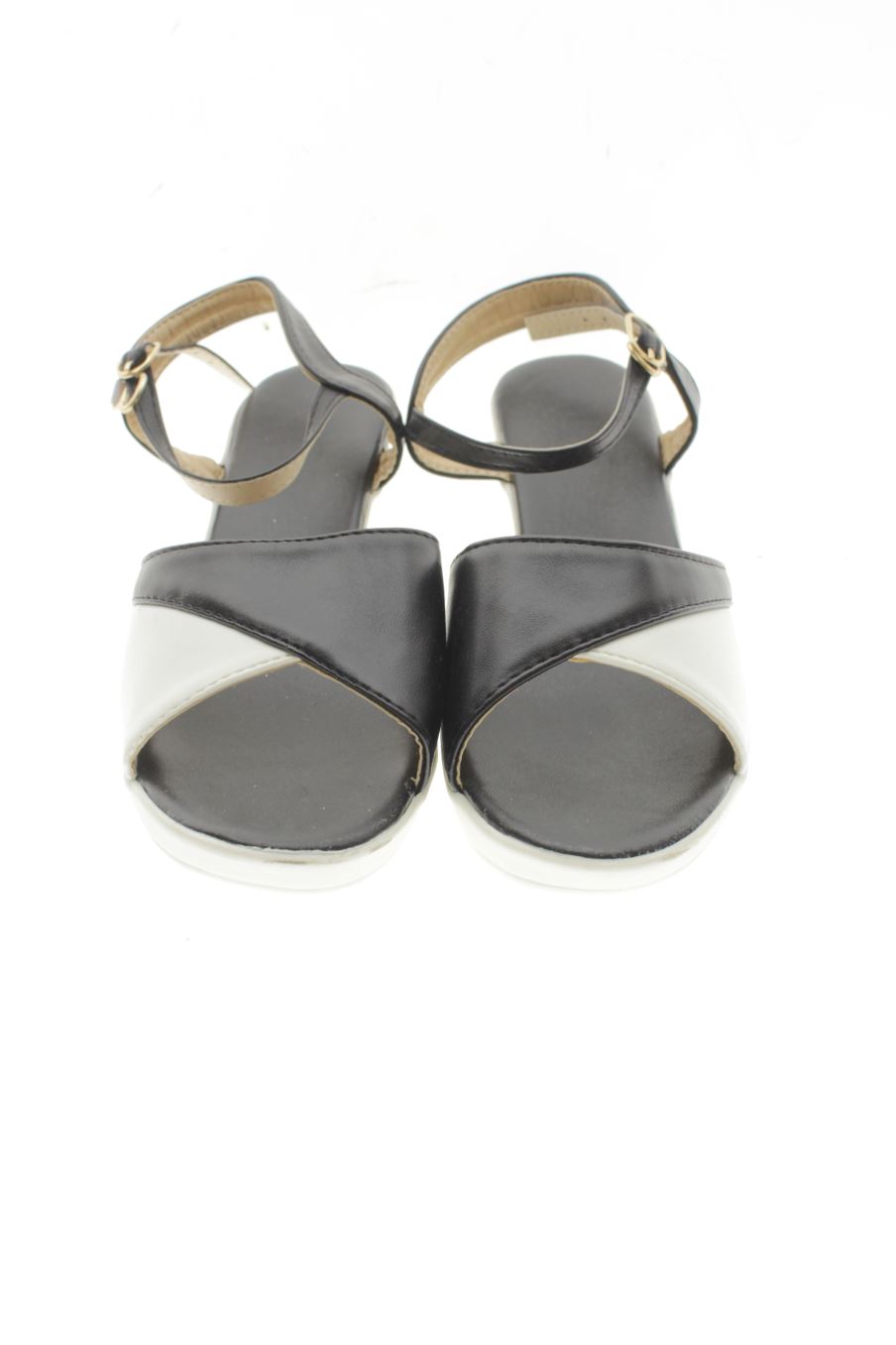 Sandalias tacon de PERCENTIL de la talla 37, de color blanco de