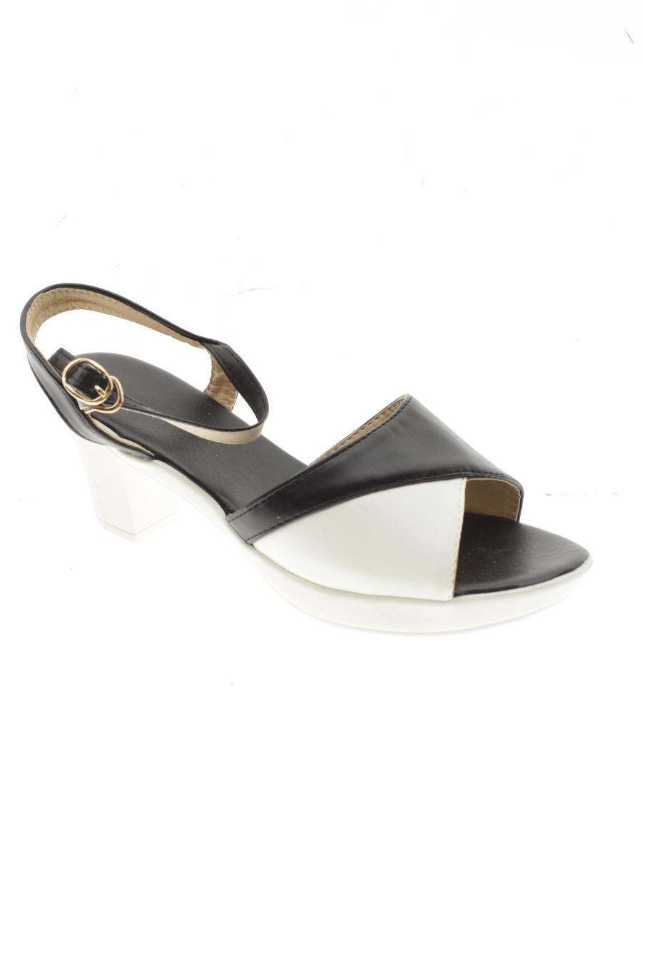 Sandalias tacon de PERCENTIL de la talla 37, de color blanco de