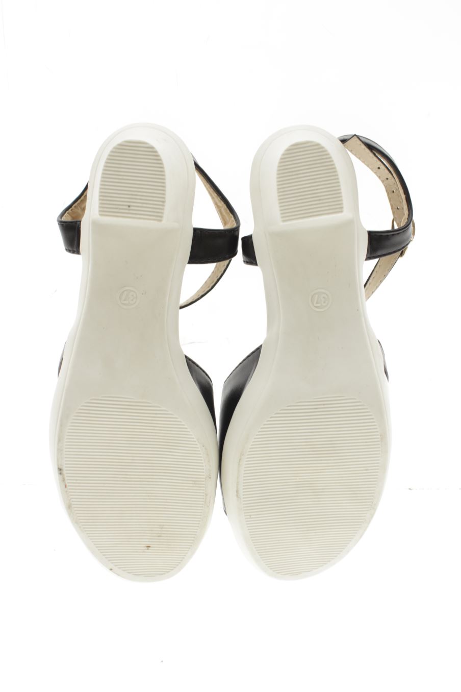 Sandalias tacon de PERCENTIL de la talla 37, de color blanco de