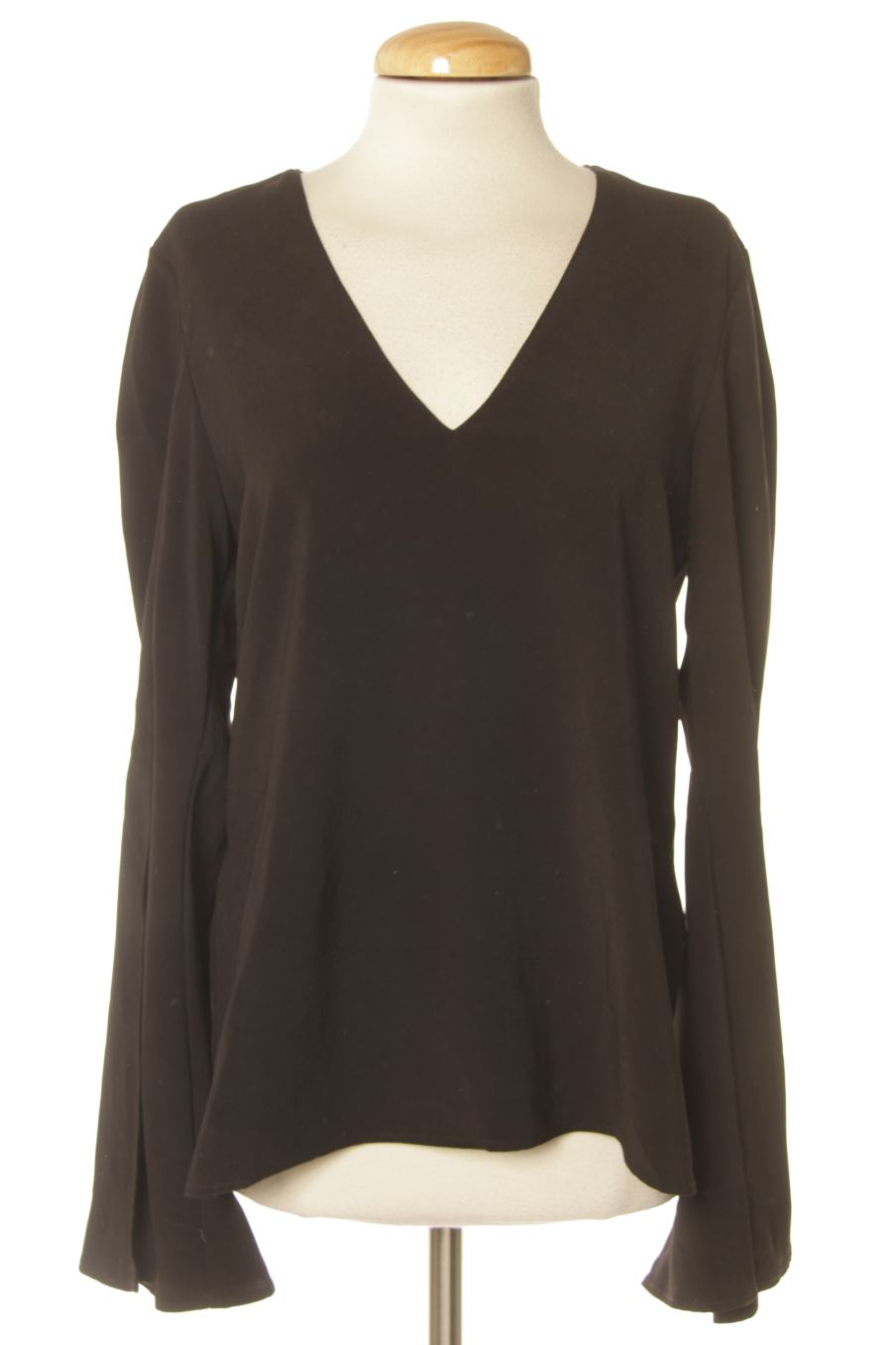 Blouse à manches longues Topshop de la taille 36, de couleur noir