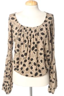 Blusa a maniche lunghe 38 Soft Grey (La Redoute)