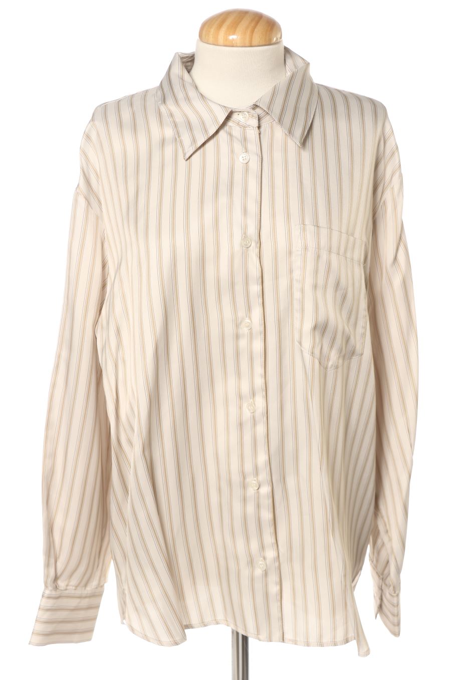 Chemise Zara de la taille L, de couleur rayures